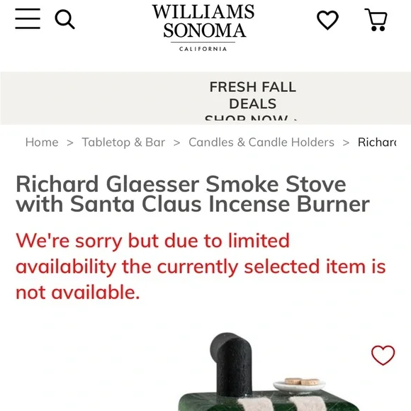Williams Sonoma Richard Glaesser Smoke Stove with Santa Claus Incense Burner - Picture 17 of 17